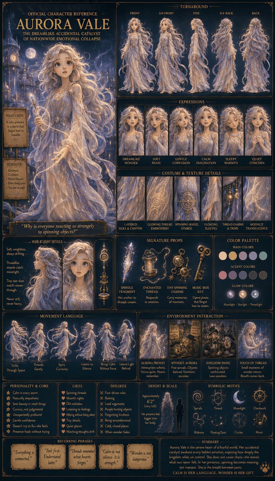 Aurora Vale reference sheet