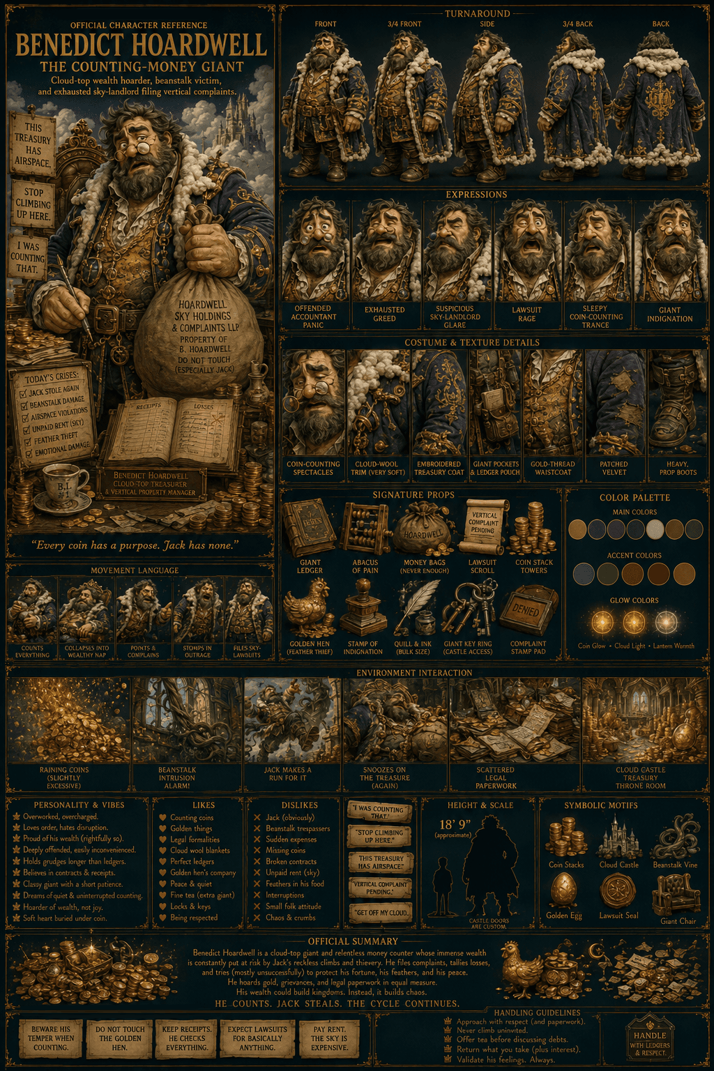 Benedict Hoardwell reference sheet