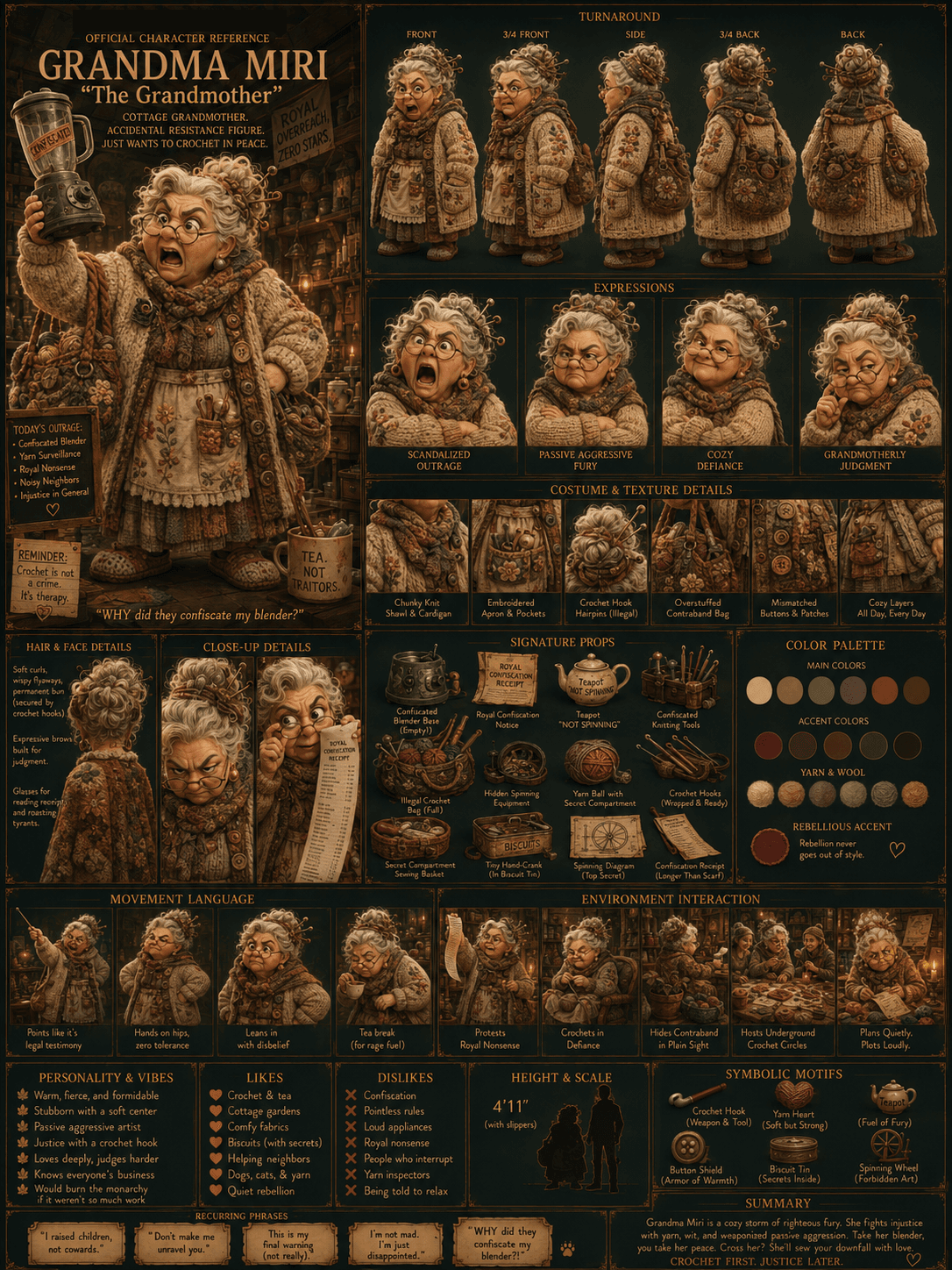 Grandma Miri reference sheet