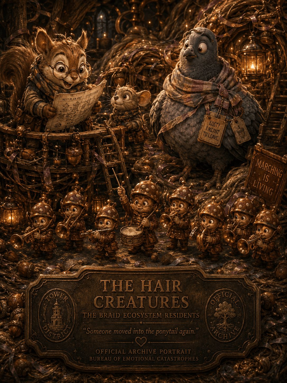 The Hair Creatures portrait
