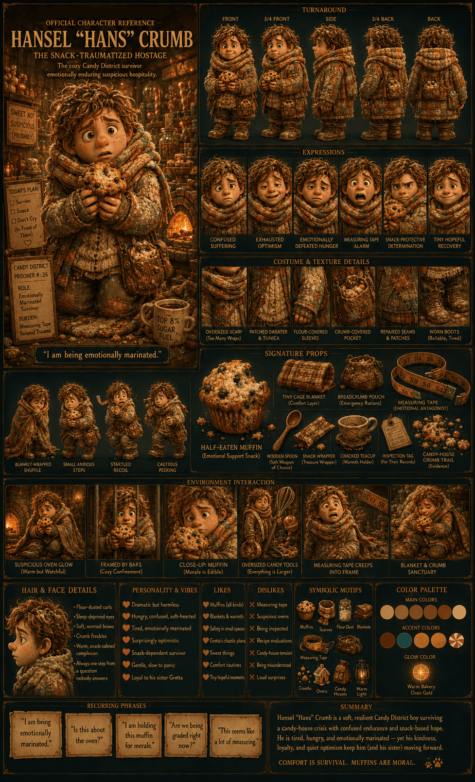 Hans Crumb reference sheet