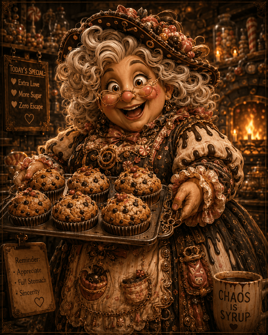 Madame Molasses portrait