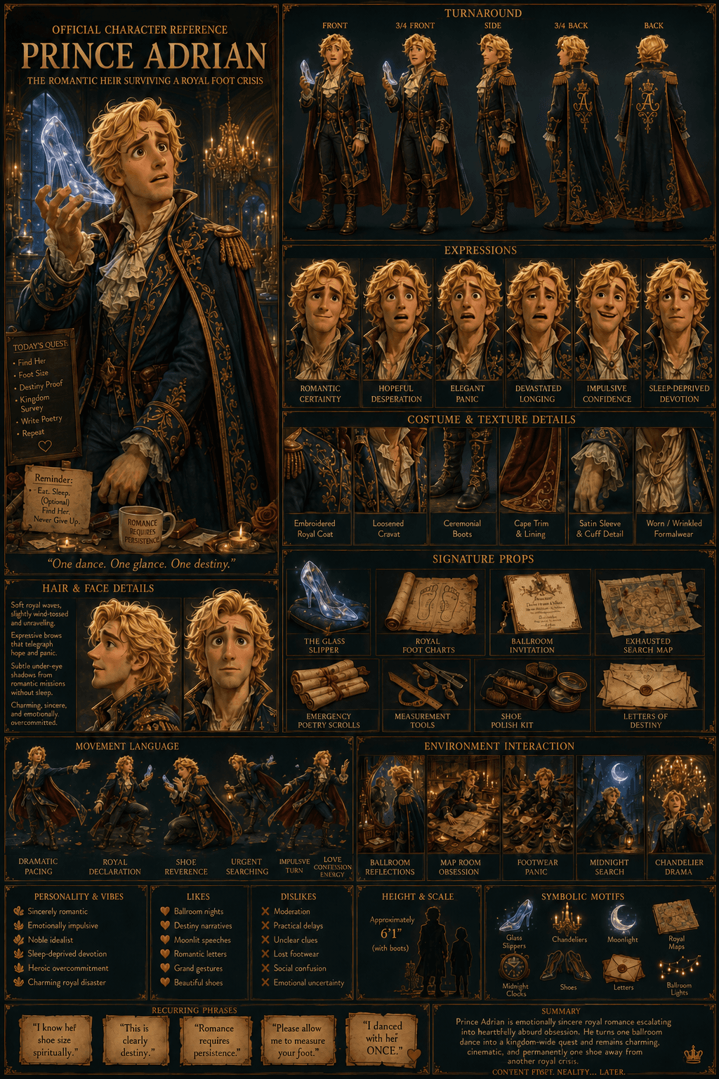 Prince Adrian reference sheet